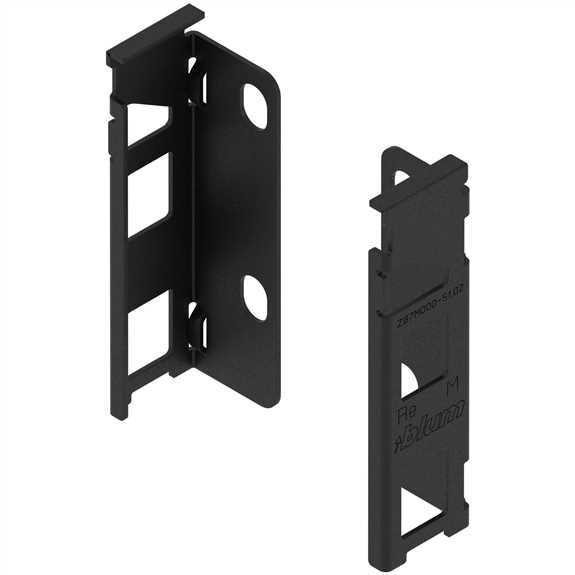 ZB7M000S  Legrabox Back Fix Bracket Carbon Black - Matte